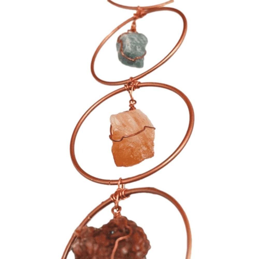 Meditation Convenient Hanging Crystal Hanging Ornament Chakra Gemstones Gem Pendant Gem Wind Chime