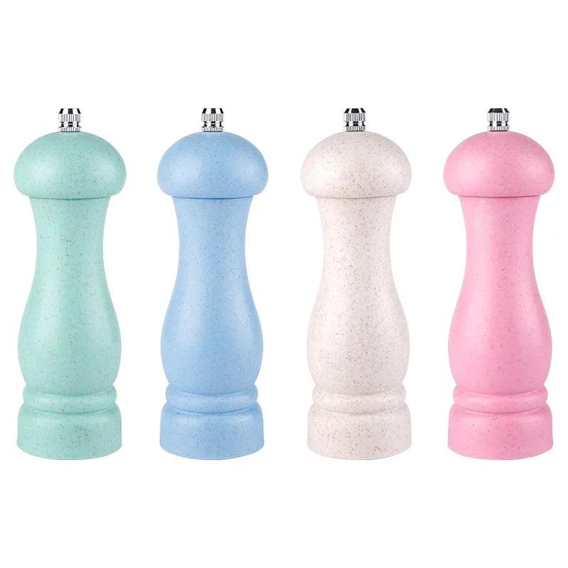 6-дюймовая мельница для соли и перца, мельница для специй и перца из массива дерева с прочным регулируемым керамическим механизмом, кухонные инструменты для приготовления пищи