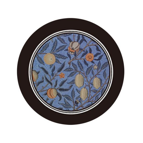 Винтажная впитывающая подставка под стакан с этническим цветочным узором из ткани, быстросохнущий диатомитовый коврик для горячих и холодных напитков