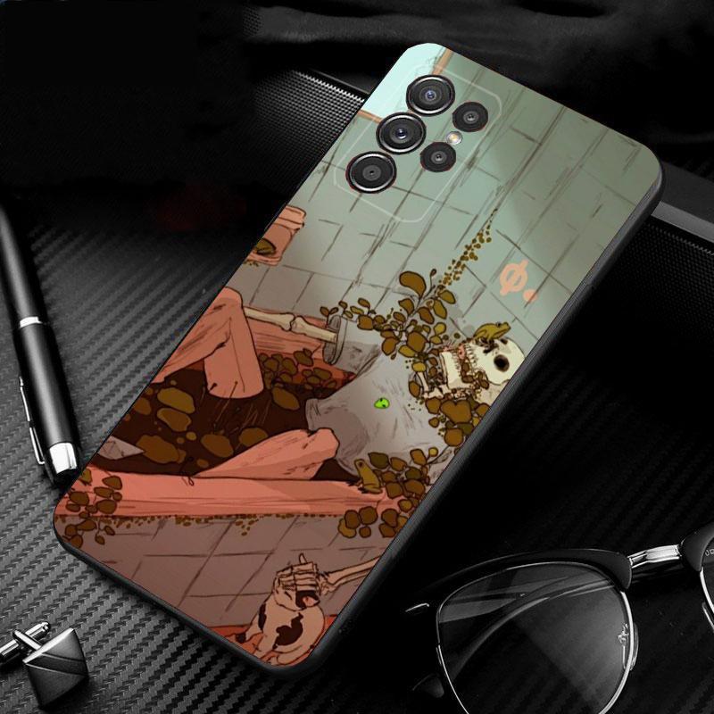 Skeleton Phone Case For Samsung S24 S23 S22 S21 S20 Ultra S20 S22 S21 S10E S20 FE S24 Plus