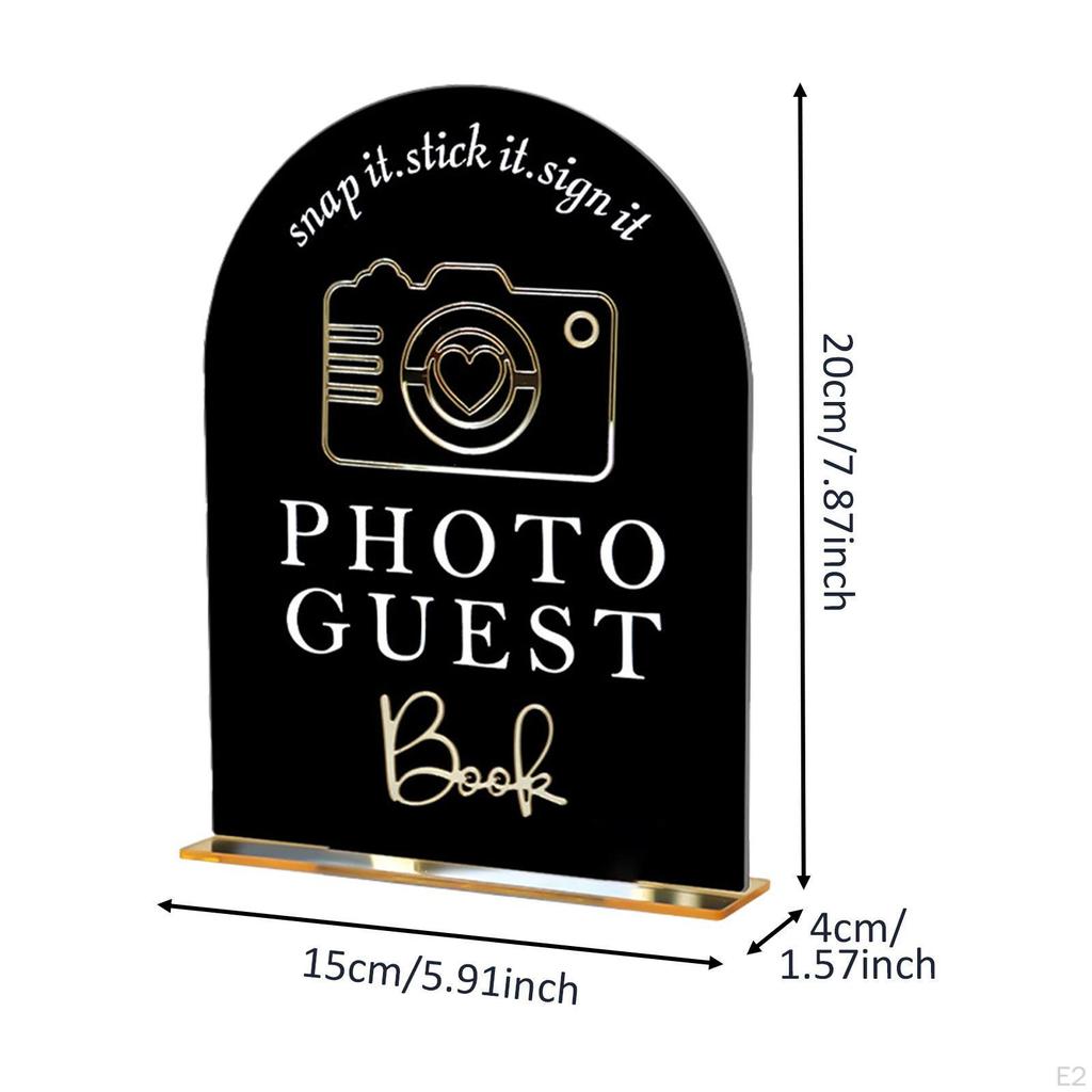 Акриловая табличка для свадебных мероприятий и украшения памятного стола на банкет