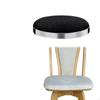 Bar Stool Replacement Seat Barstool Club PU Leather Easy Installation Salon