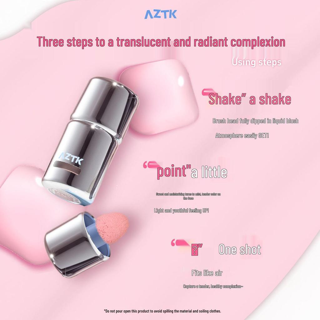 AZTK Liquid Matte Blush & Bronzer for Contouring and Highlighting In Blue and Purple Shades