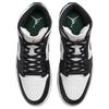 Кроссовки унисекс Air Jordan 1 Mid Black Gorge Green Summit White DQ8426-004