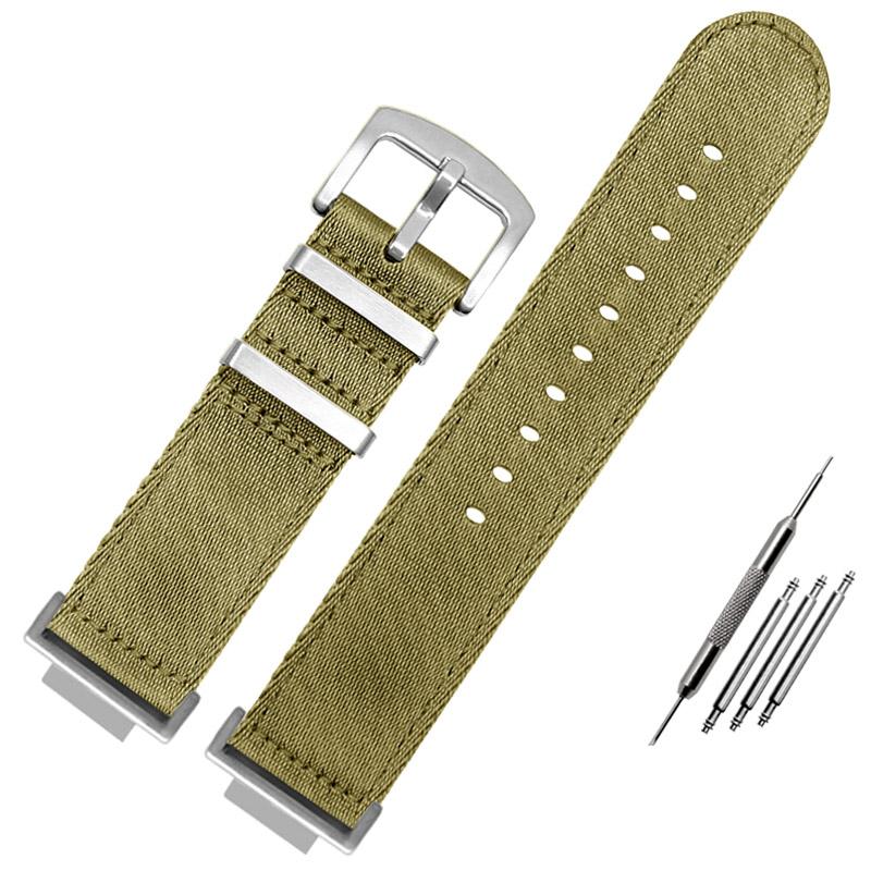 Нейлоновый ремешок для часов, адаптер из нержавеющей стали 22 мм, 16 мм для Casio G-Shock GA-110/100/120 GD-100 DW-5600 5610, разъем ремешка для часов