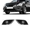 For Nissan Sunny Led Fog Light VERSA Sedan ALMERA N17 2014 2015 2016 2017 2018 Daytime Running Lamp DRL Daylight Waterproof 12V