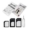 Адаптер Nano Sim Card 4 в 1 Micro iPhone HTC SAMSUNG Noosy черный