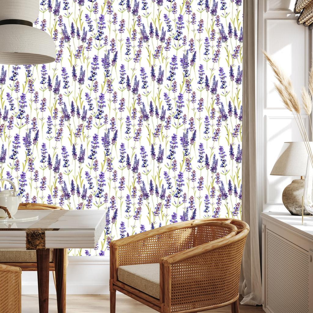 Lavender wallpaper for living room and bedroom 50x1000