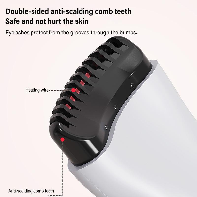 Портативный 5D Нагревающий Завивающий Электрический Керлер для Ресниц 3 Режима Керлер для Перманентной Завивки Ресниц Нагреваемый Инструмент для Наращивания Ресниц Долговечный Инструмент для Макияжа