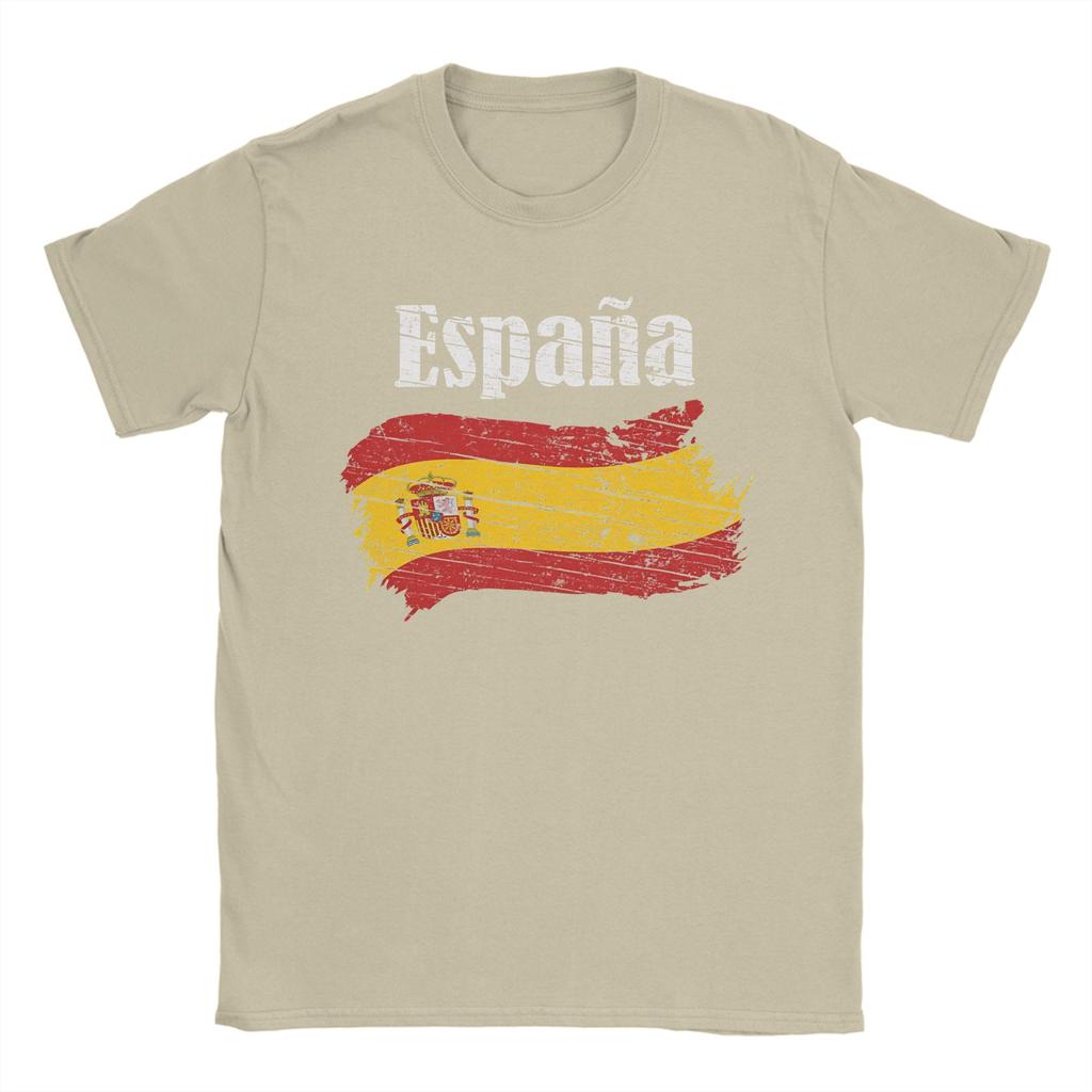 Герб Испании Испанский символ Espania Футболка Летняя 100% Хлопок Футболки Для Мужчин Трендовая Свободная Футболка С Коротким Рукавом Топы