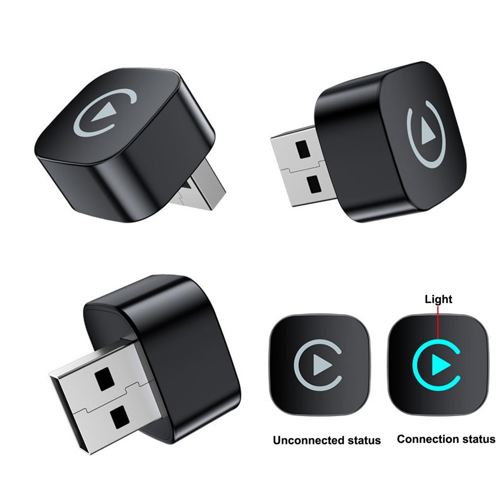 2-in-1 Wireless Android Auto Adapter, Plug Play Converts Wired To Wireless, Fast Auto-Connect, No Delay