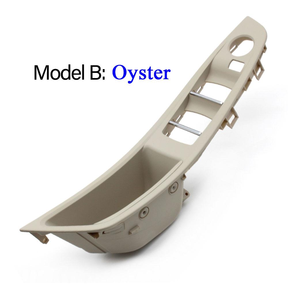 Автомобильная левая сторона водителя, бежевый, черный, внутренняя дверная ручка, замена крышки панели для BMW 5 серии F10 F11 F18 520 523 525 528