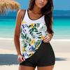 Women Swimsuit With Shorts  Flowy Two Piece Swimsuits  Bathing Swimwear