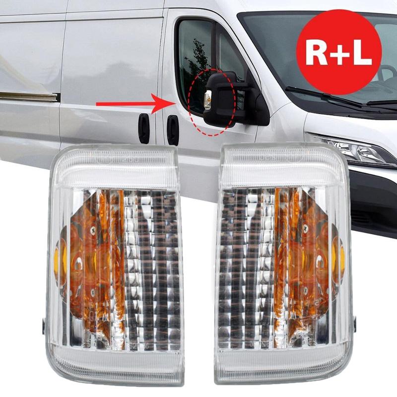 1 шт. Прозрачная линза указателя поворота на боковом зеркале 6325H0 6325H3 для Peugeot Boxer / Citroen Jumper / Fiat Ducato 2006-202