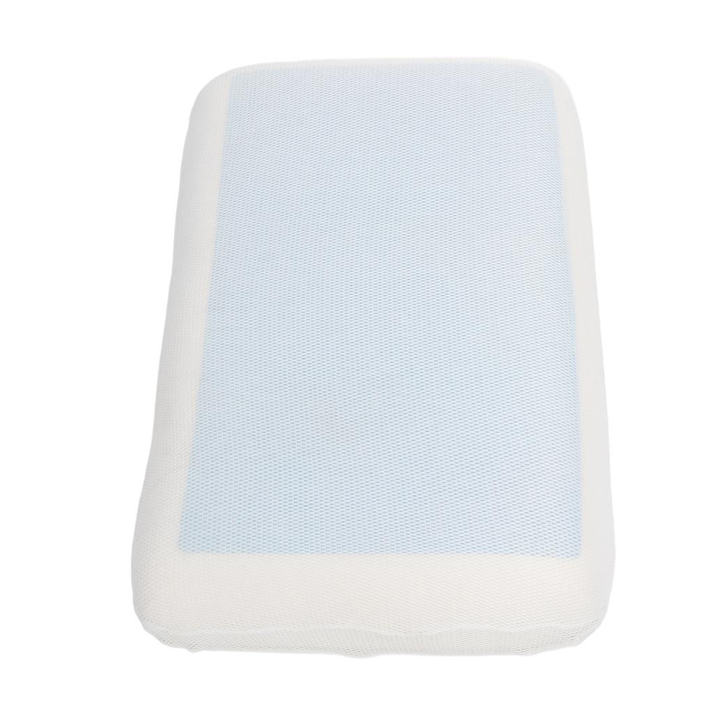 Memory Foam Gel Pillow Reversible Double Sided Breathable Orthopedic Support Ventilated Cooling Gel