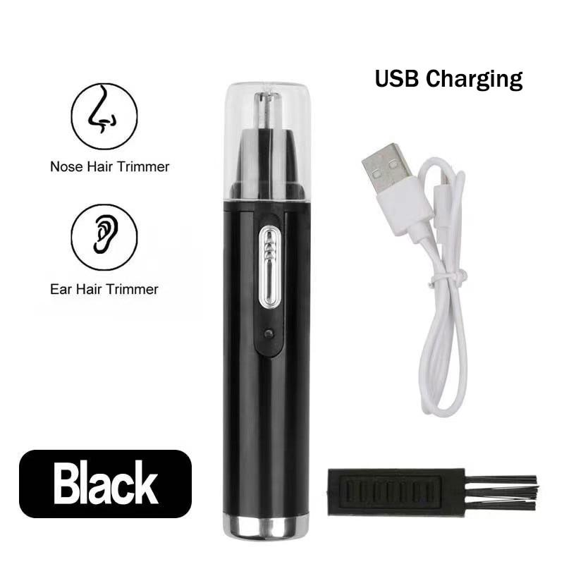 Non-Toxic Electric Nose Hair Clipper Rechargeable Multi Kinetic Shaving Two In One Unisex Fully Automatic Washable Shaving Nose Trimmer