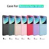 Ультратонкий матовый чехол для Motorola Razr 50 40 Ultra с цветным противоударным чехлом Flim, аксессуары для жесткого чехла