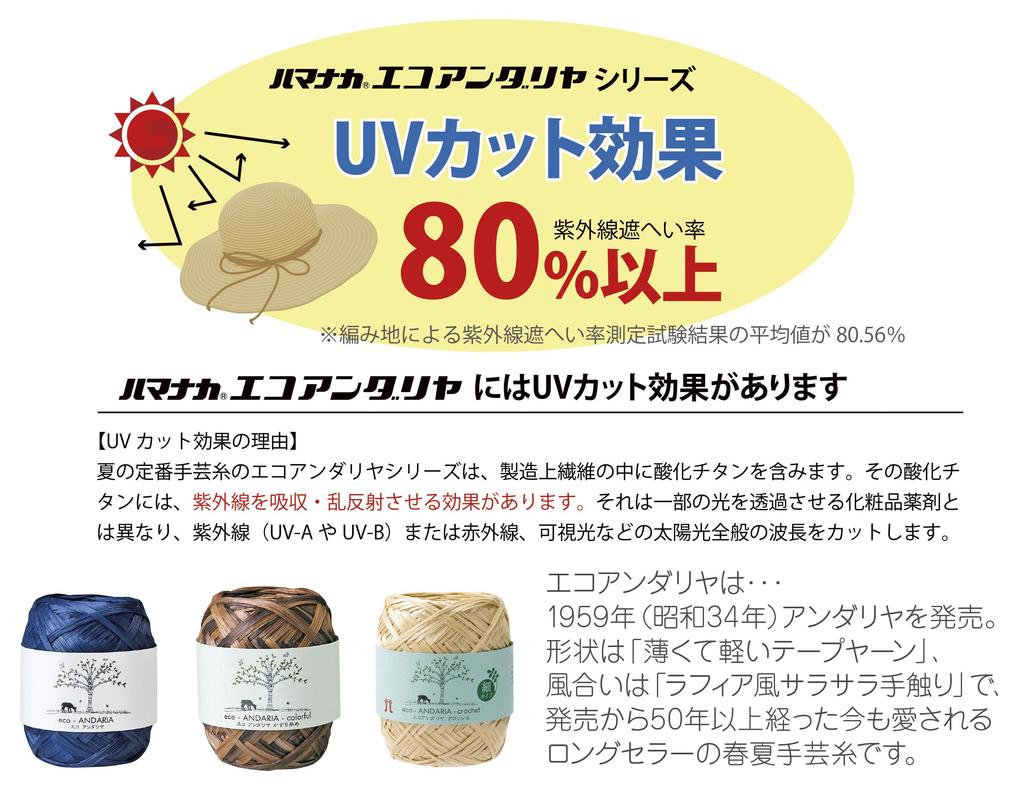 Hamanaka Eco Andaria Hand Knitting Medium Color 5 Set of 0200 Yarn, Weight, 30, 40g, Approx. 80m, Balls,