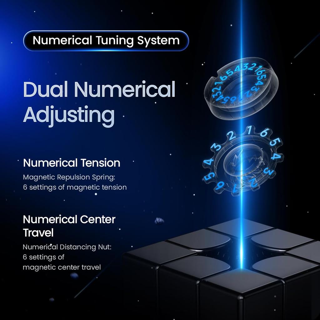 GAN 14 Maglev UV Официальный соревновательный магнитный куб Высокопроизводительный магнитный куб-пистолет 3x3 Без наклеек Легко вращающийся магический куб с покрытием Magnetism Coat, -