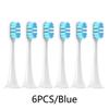 6PCS Replacement Brush Heads For XIAOMI MIJIA T300/T500/T700 Sonic Electric Tooth Vacuum Package Nozzles
