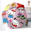 1pc Hello Kitty & Friends Automatic Opening Folding Umbrella with 8-Rib Iron Frame - Portable for Outdoor Use, Festive Gift, Travel, Daily Use, Suitab
