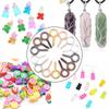 Товары для вечеринок Застежки Булавки с ушками Крючки Высококачественные люверсы Изготовление украшений своими руками Бусины 200 шт./упак. Серьги Мини-винтовая фурнитура для браслета Жемчуг