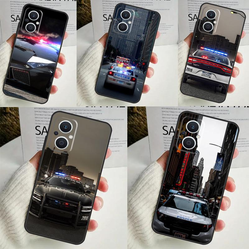 Чехол для полицейской машины для OPPO Reno 8 7 6 5 4 Lite 8T 5Z 4Z 10 11F OPPO Find X5 X6 Pro X2 Neo X3 Lite Cover