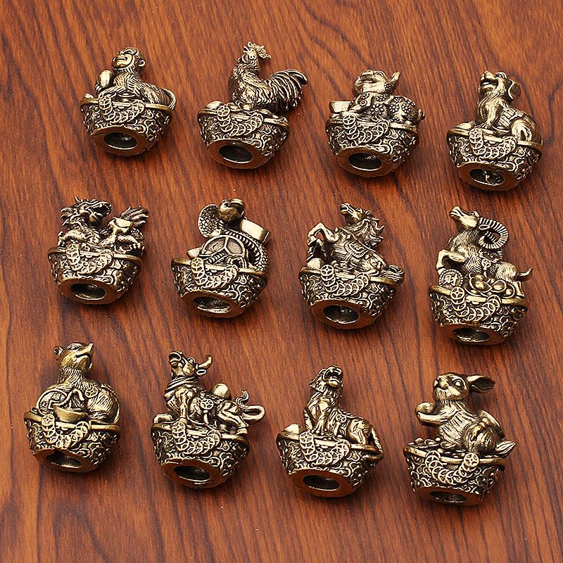 Креативная латунная подставка для благовоний «Зодиак» - Дизайн «Дракон», «Тигр», «Змея», Ручная работа из чистой меди