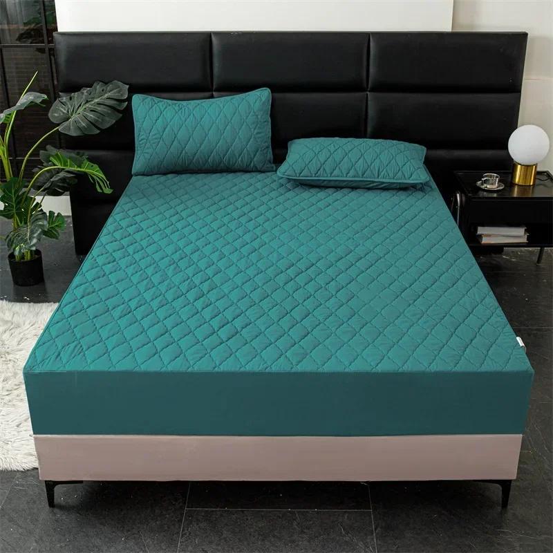 Водонепроницаемая простыня на резинке, чехол для матраса, чехол для кровати, узор, стеганый матрас, моющийся протектор для матраса для дома и отеля