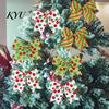 Holiday Wreath Ornament Ribbons 2Pcs Christmas Polka Dot Bow Decor, European Style Ribbon for Indoor Outdoor Festive Decorations Gift Box Tree Wreath,