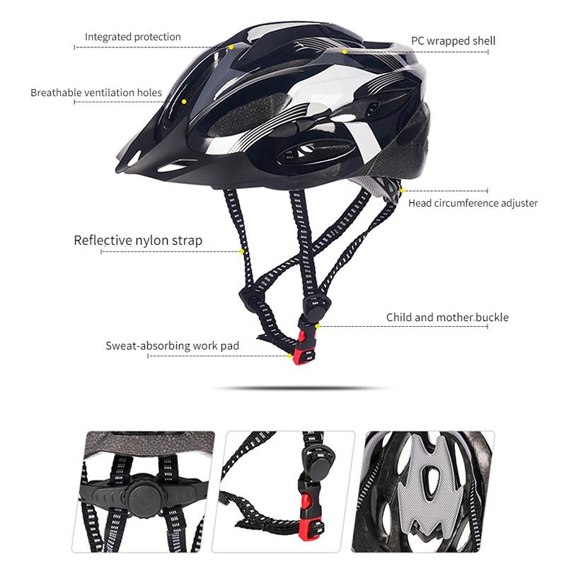Мужской и женский велосипедный шлем, ультра-легкий велосипедный шлем с текстурой из углеродного волокна, шлем для горного велосипеда, защитный шлем для взрослых, снаряжение для верховой езды