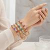 Traditional Filigree Enamel Bangle Rhinestone Women's Wrist Jewelry  Daily