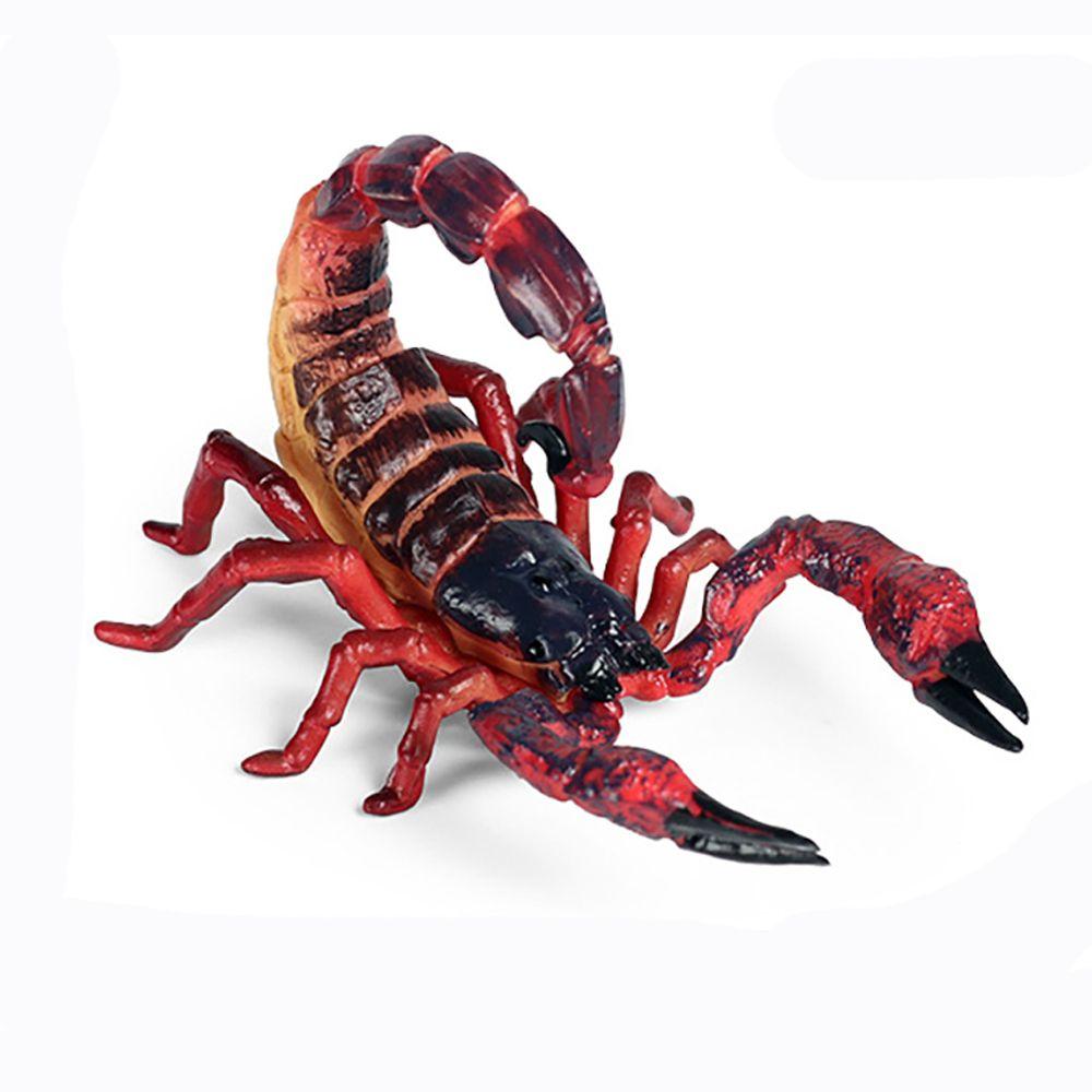 Scorpion Model Insect Figurine Educational Toy Halloween Supplies Prank Props Scenes Making Kids Cognition Gift