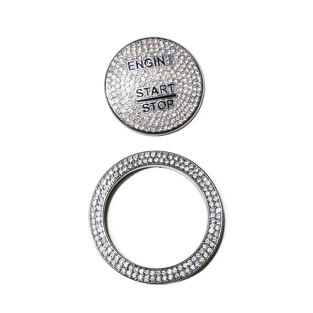 Для Mercedes Benz E Class W213 2016-2019 Двигатель Старт Стоп Кнопка зажигания Переключатель Ремонт Модификация Искусственный Кристалл Алмаз Наклейка