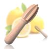 Wooden Reamer Citrus Juicer Lemon Squeezer Natural Wood Lemon Reamer Orange Juice Citrus Fruit Squeezer Home Bar Kitchen Gadgets