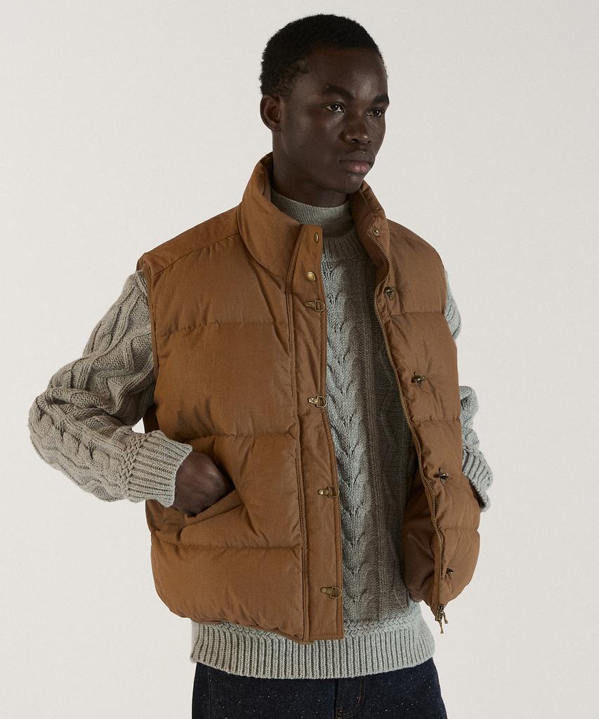 Pealp Turn-Buckle Padded Vest 24(Beige)