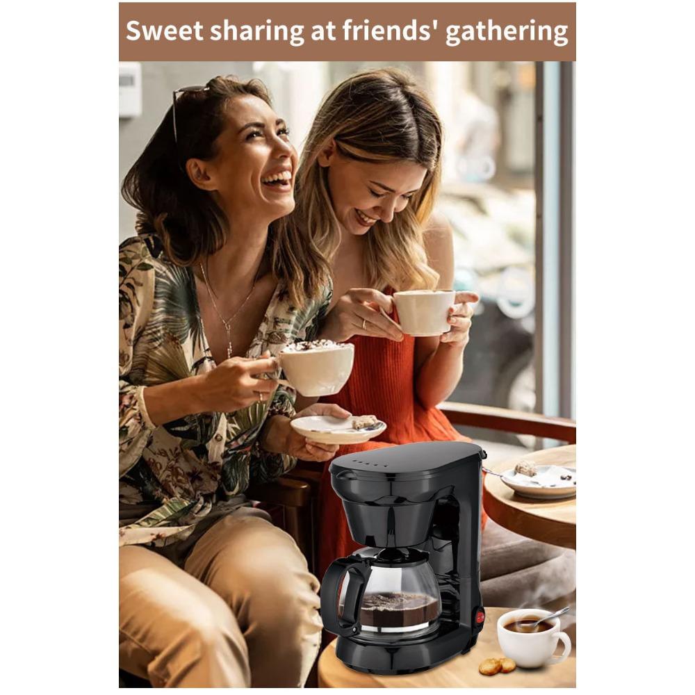 Американская кофемашина бытовая автоматическая маленькая капельная кофеварка