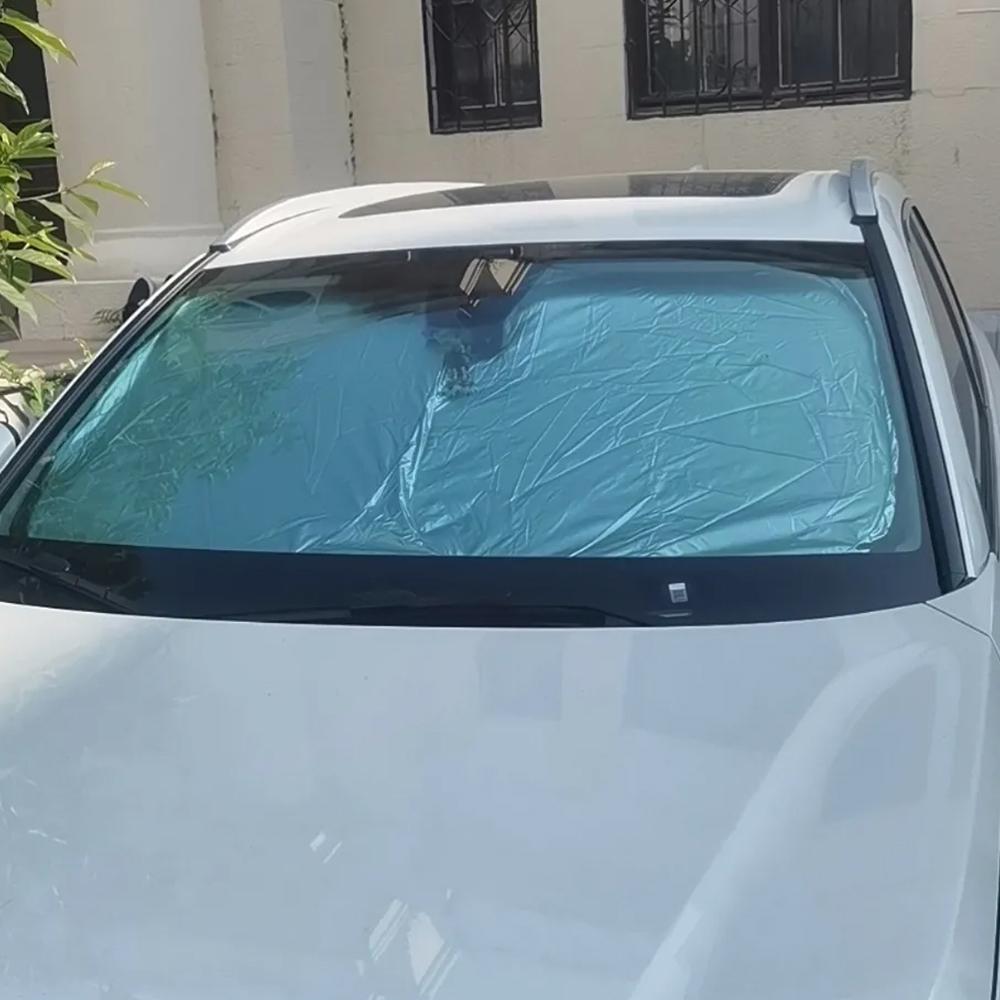 For Renault Clio 2 3 4 5 2015-2025 2025 Windshield Sun Shade Blocks Reflector Auto Window Visor Shield Cover Foldable 1 Piece