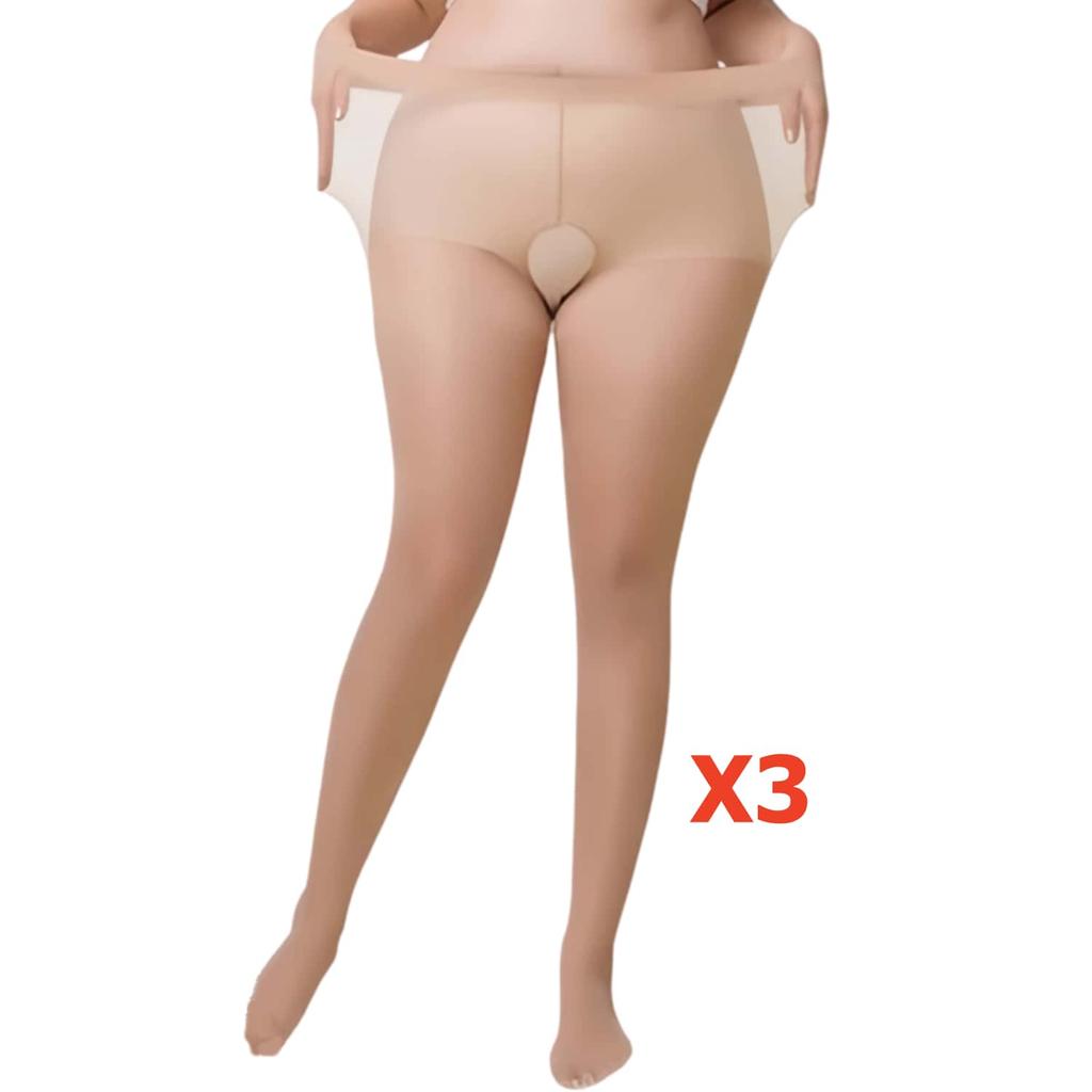 Большой размер Прозрачные Колготки Женские Блестящие 120 кг XXL Колготки Стройнящие Тонкие Летние Колготки Чулки Наряды для Ног S