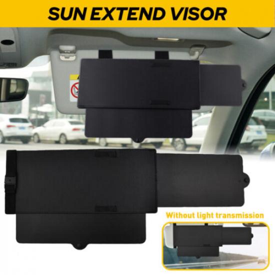 Car Sun Visor Extension Extender Shield Truck Front Side Window Shade Anti Glare