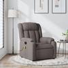 VidaXL Reclining Massage Armchair, Chair with Footrest, Seat with Backrest and Armrests Living Room, Modern, 373594