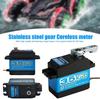 Digital Coreless Servo Motor DS3235 35KG | Stainless Steel Gear 7.4V | Waterproof High Torque | for RC Cars, Robots | Turquoise, Plastic
