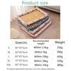 Comfortable Summer Small Cat Cooling Mat Moistureproof Medium Dog Sleeping Bed Cushion Rattan Mat Pet Puppy Accessories