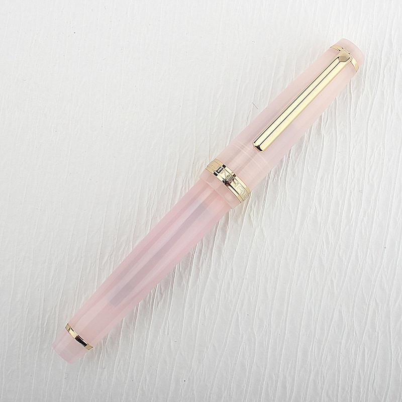 Перьевая ручка Jinhao 82 Акриловая EF/F/M/Изогнутое перо Золотая отделка С конвертером Пишущая ручка Премиум-класс Аксессуар для интерьера автомобиля