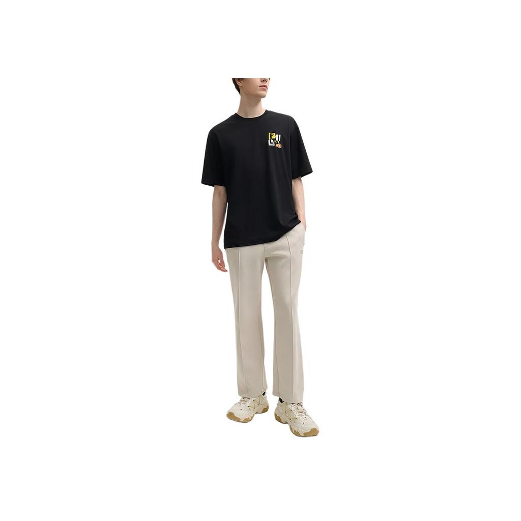 Новая футболка FILA ORIGINALE Унисекс Черная F51M529115F-BK