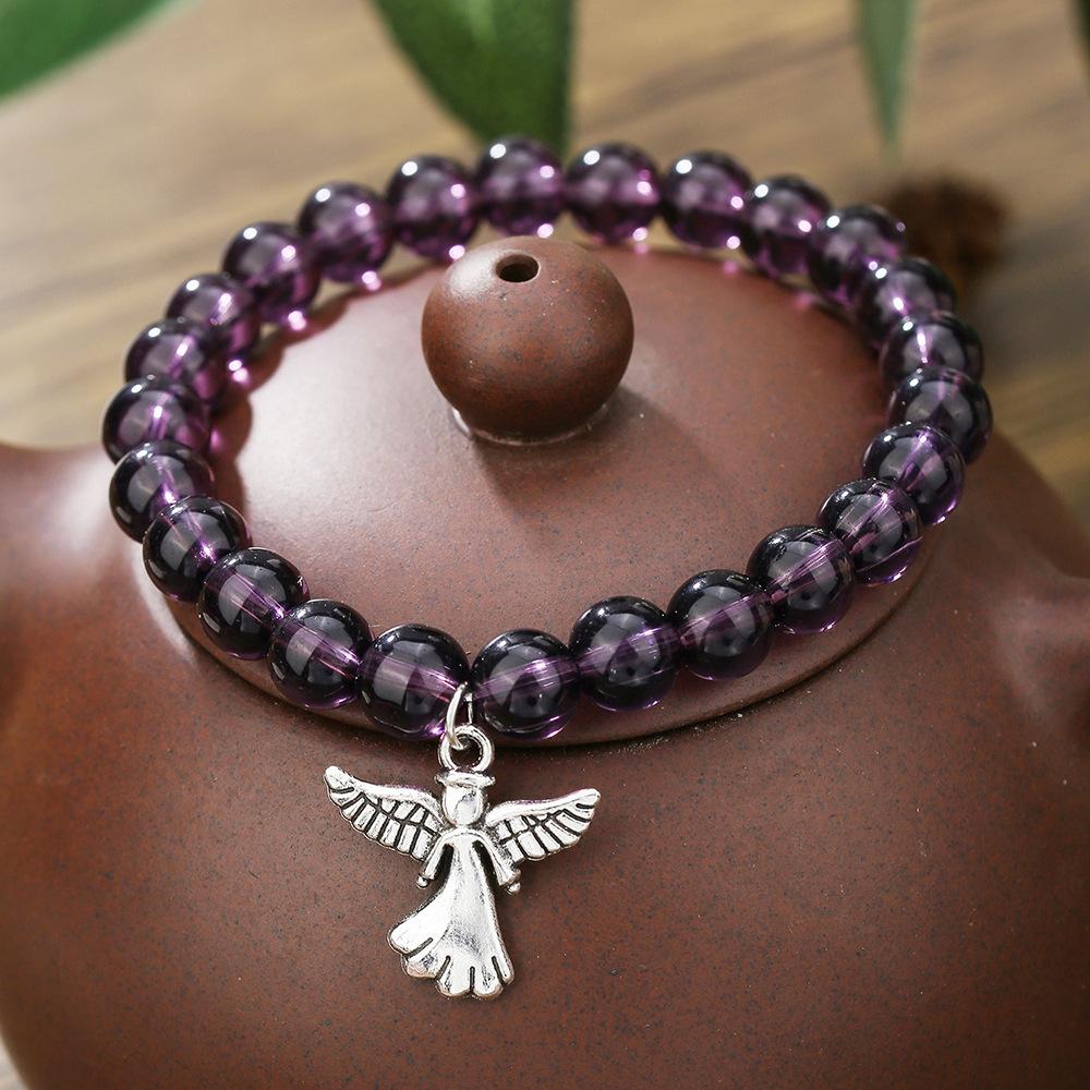 Кристаллический браслет тигровый глаз эластичный браслет из бисера оптовая продажа натуральный камень экспорт ювелирные изделия бисер браслет