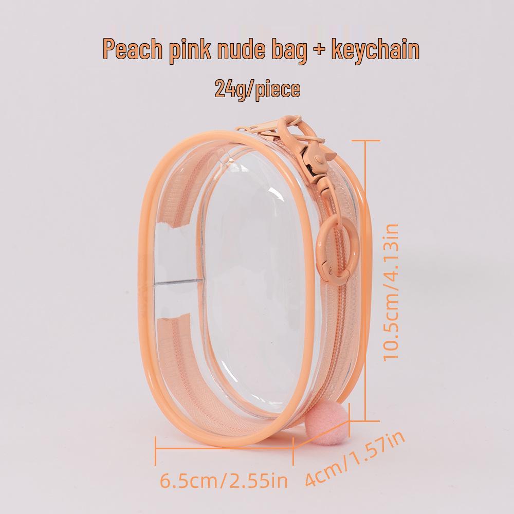 10см Прозрачный Пылезащитный ПВХ Дисплейный Мешок для Блайнд Боксов - Мини Милый Стиль Инс Сумка для Коляски с Держателем для Подвесок