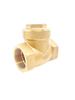 All-Copper High-Temp Horizontal Check Valve, 1/2" & 3/4" Sizes, Steam Heating Boiler Non-Return Valve