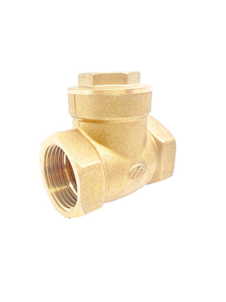 All-Copper High-Temp Horizontal Check Valve, 1/2" & 3/4" Sizes, Steam Heating Boiler Non-Return Valve