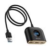 Хаб 4-в-1 USB-адаптер USB30 на USB301USB203 1м Черный